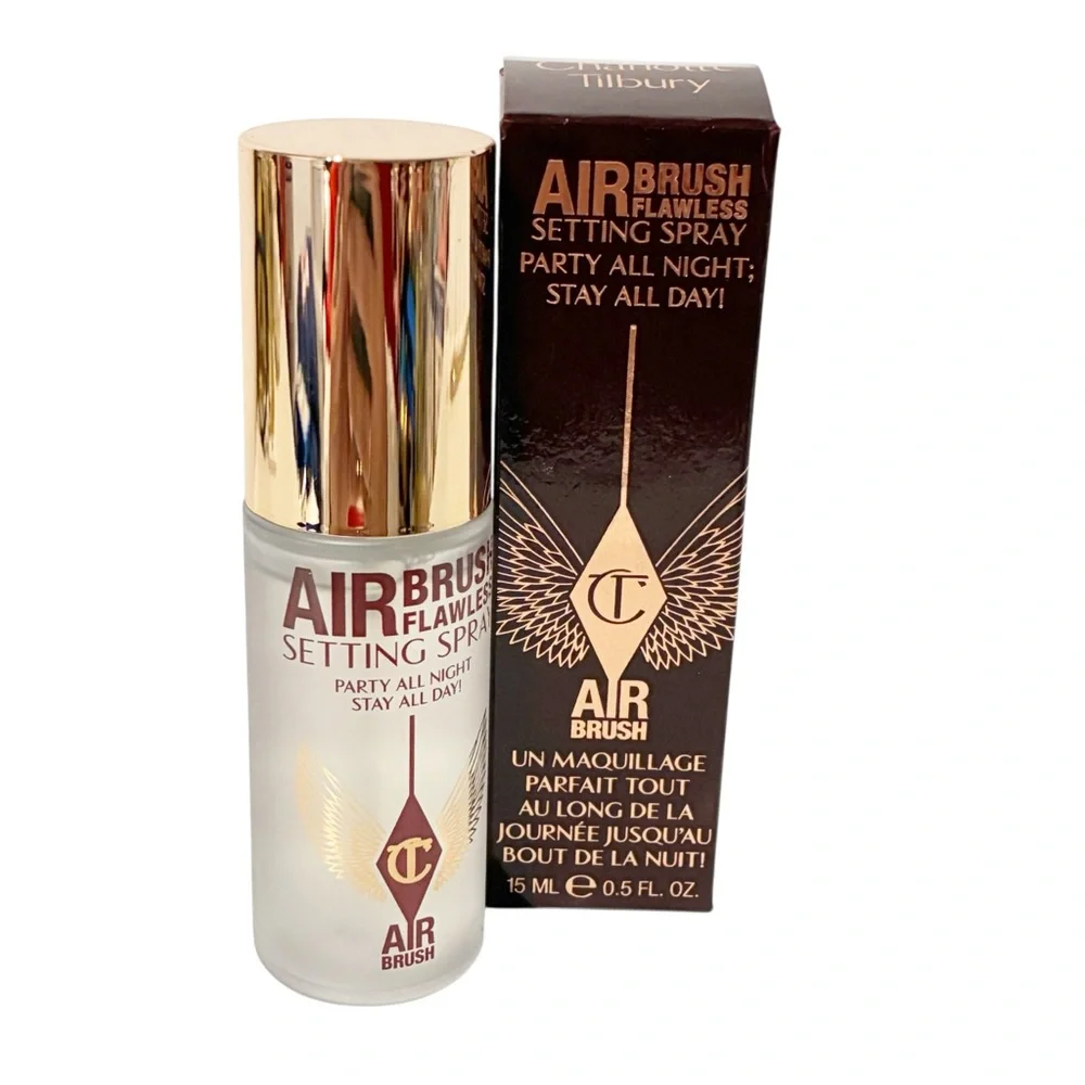 CHARLOTTE TILBURY‎ AIRBRUSH FLAWLESS SETTING SPRAY 15ML / 0.5OZ NIB TRAVEL NEW
